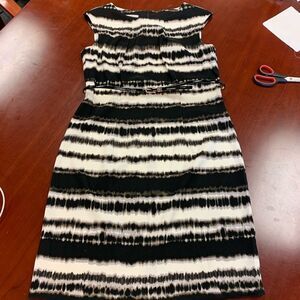 CB Belted Tie Dye Striped Dress sz 14